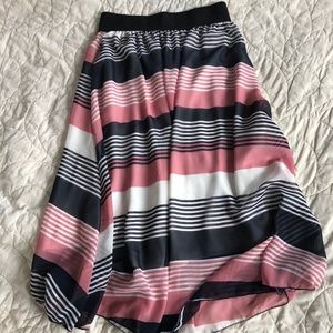 NEW Striped LuLaRoe Lola Skirt